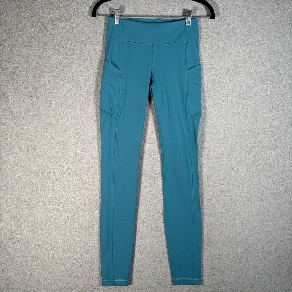 Lululemon Speed Up Tight Women's Size 4 Luxtreme Ice Cave Blue Pockets Yoga
